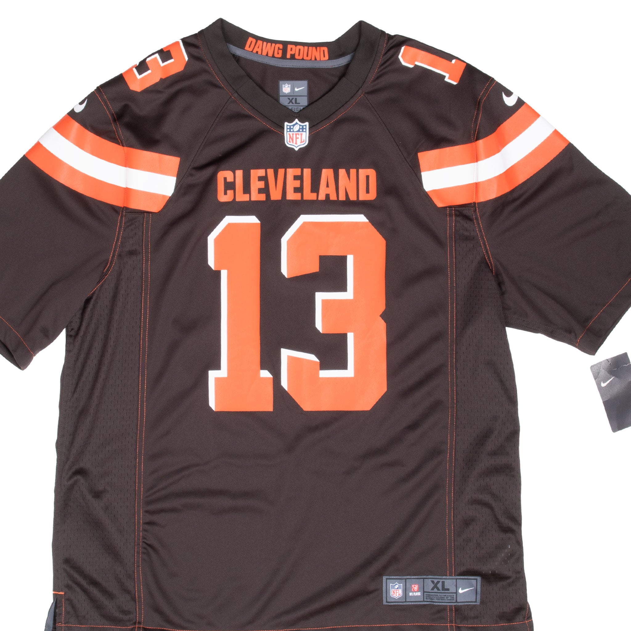 VINTAGE NFL CLEVELAND BROWNS BECKAM JR #13 NIKE JERSEY 2016 SIZE XL DEADSTOCK
