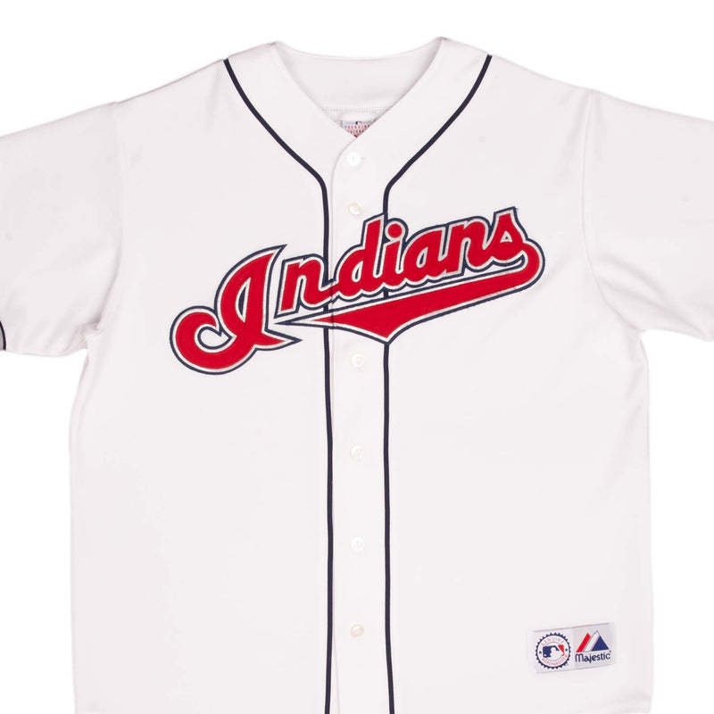 Vintage MLB Cleveland Indians Majestic Jersey 1990s Size XL