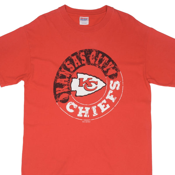 Vintage NFL Kansas City Chiefs 1997 Tee Shirt Size Large Made In USA