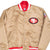 Vintage Nfl San Francisco 49Ers Varsity Satin Starter Jacket Size Xl Made In Usa