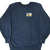 Front of navy Champion Reverse Weave sweatshirt with embroidered Washington UW chest logo