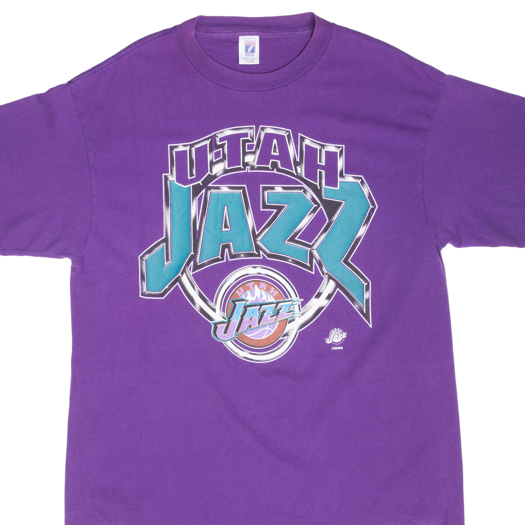 VINTAGE NBA UTAH JAZZ 1990S TEE SHIRT SIZE LARGE