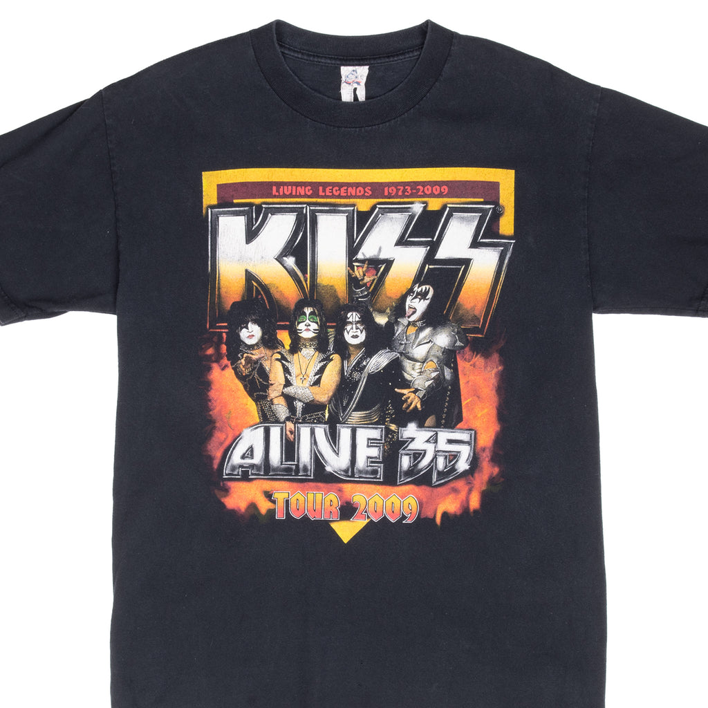 Vintage Kiss Alive 35 Tour 2009 Tee Shirt Size Medium