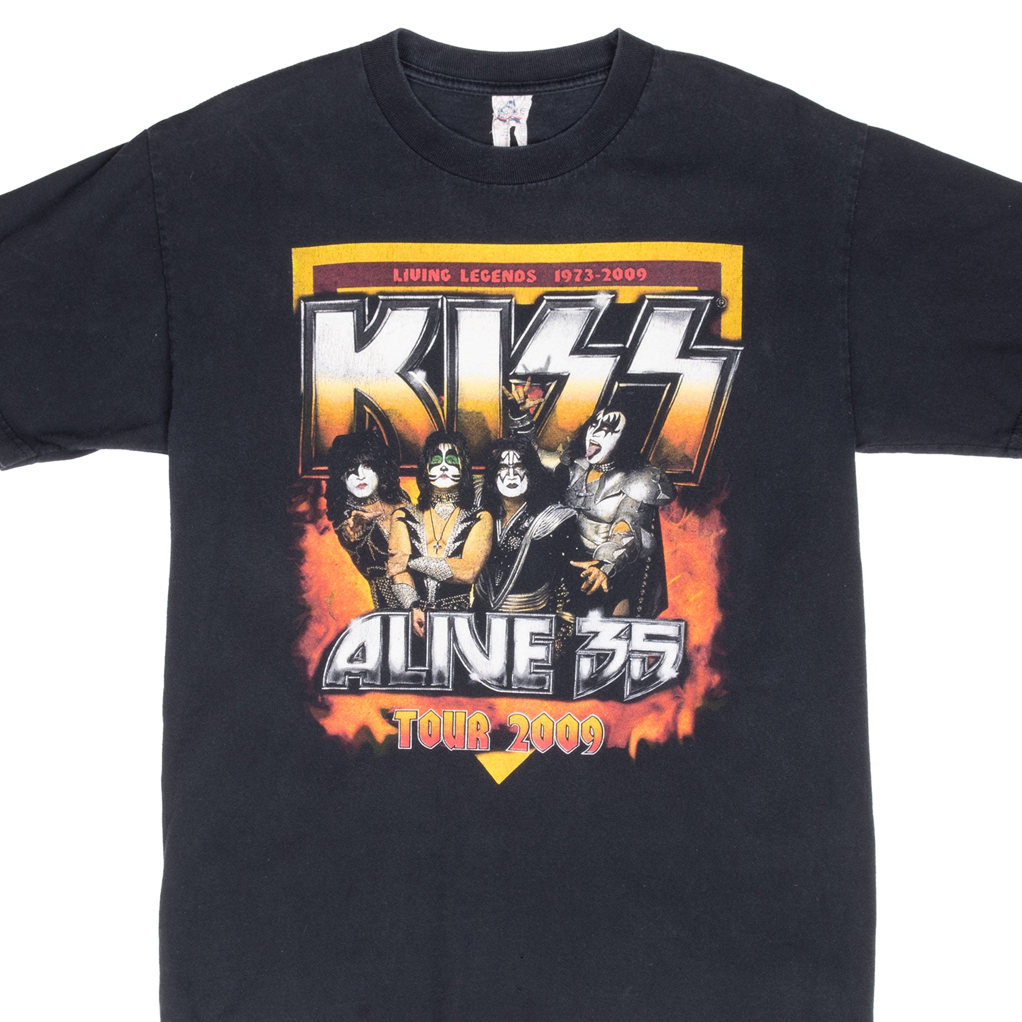 Vintage Kiss Alive 35 Tour 2009 Tee Shirt Size Medium