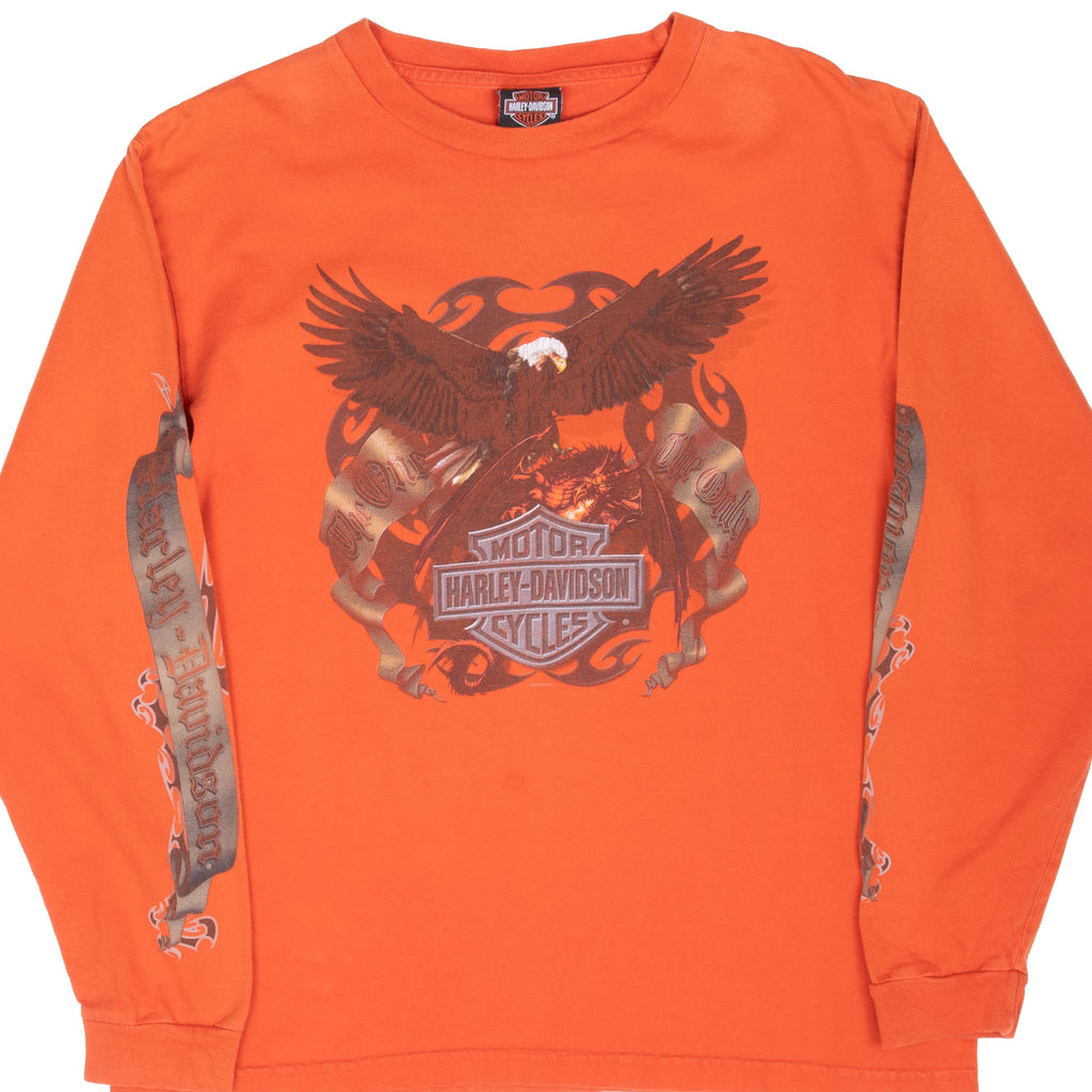 Vintage Harley Davidson Las Vegas Long Sleeve Tee Shirt 2002 Size Large