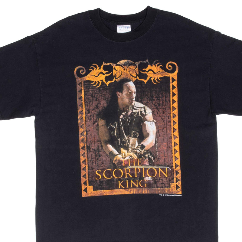 VINTAGE THE SCORPION KING 2002 MOVIE TEE SHIRT SIZE LARGE VINTAGE THE SCORPION KING 2002 MOVIE TEE SHIRT SIZE LARGE