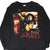Front of black Garth Brooks long-sleeve shirt with concert graphic and Friends in Low Places text
