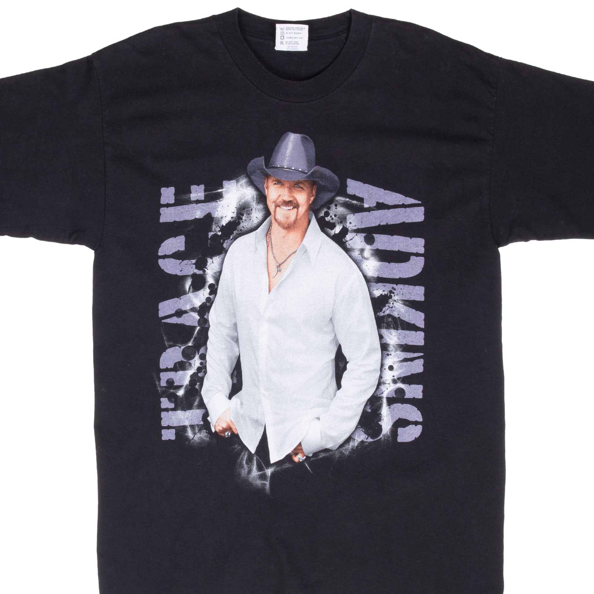 Vintage Trace Adkins Tour 2010 Tee Shirt Size Large Made In Usa