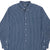 Vintage Polo Ralph Lauren Blue White Striped Shirt 1990S Size XL