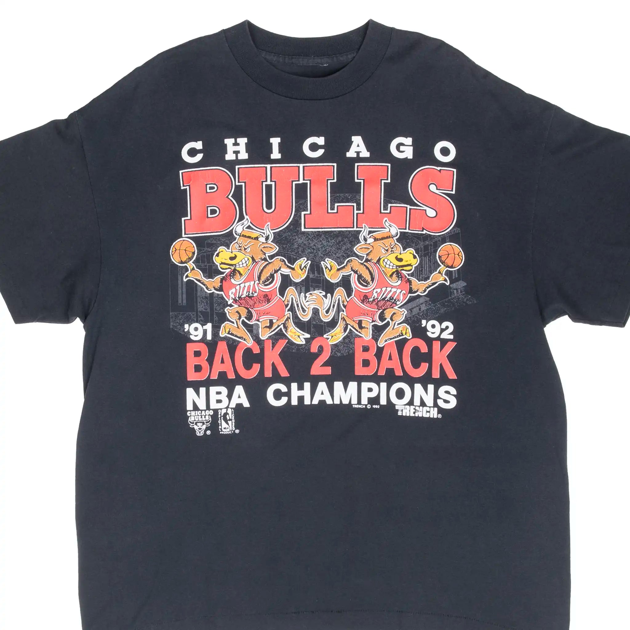 VINTAGE NBA CHICAGO BULLS CHAMPIONS 1991 1992 TEE SHIRT SIZE XL
