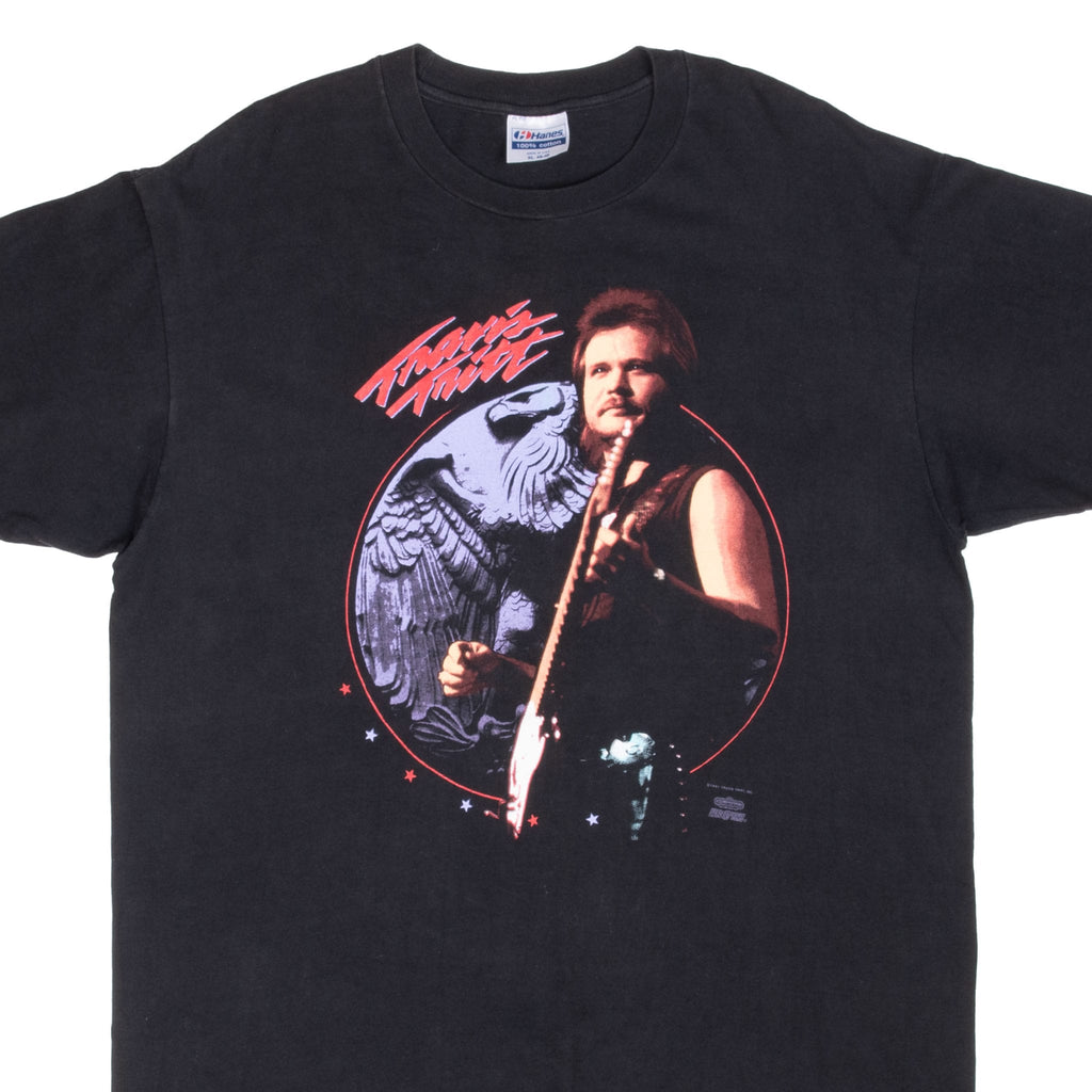 VINTAGE TRAVIS TRITT COUNTRY CLUB TOUR 1990 1991 TEE SHIRT SIZE XL MADE IN USA