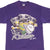 Vintage Purple MLB Colorado Rockies Tee Shirt 1991 Size Medium Made In USA With Single Stitch Sleeves