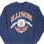 Vintage NCAA Illinois Illini Sweatshirt 1990S Size XL Made In Usa