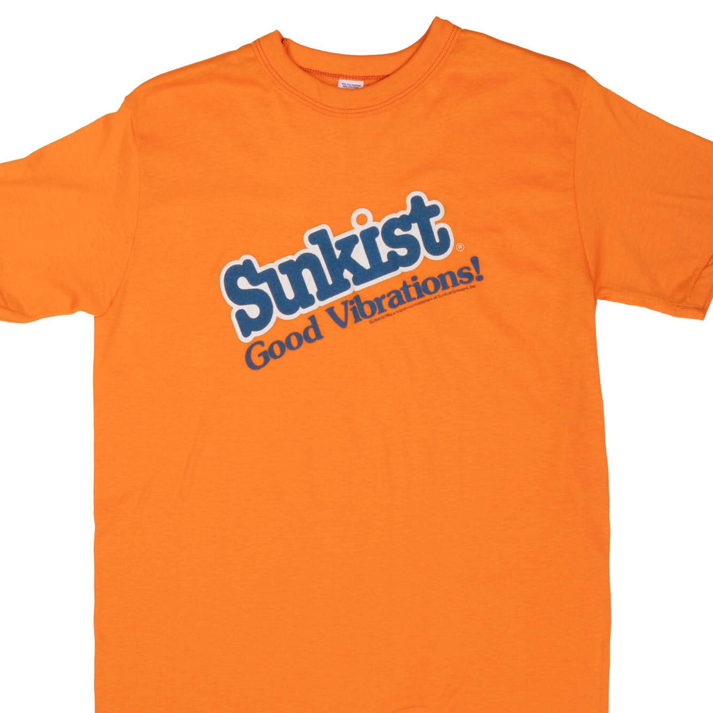 Vintage Sunkist Orange Soda 1980S Tee Shirt Size Medium Single Stitch Sleeves