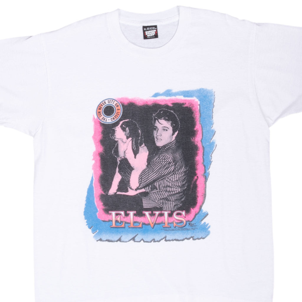 VINTAGE ELVIS PRESLEY TEE SHIRT 1991 SIZE LARGE MADE IN USA