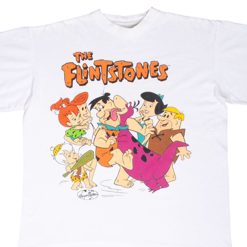 Vintage The Flintstones Tee Shirt 1994 Size XL With Single Stitch Sleeves