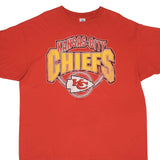 Vintage NFL Kansas City Chiefs 1996 Taylor Swift Tee Shirt Size 2XL Made In USA With Single Stitch Sleeves