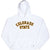 Vintage Colorado State University White Hoodie Sweatshirt 1990S Size XL