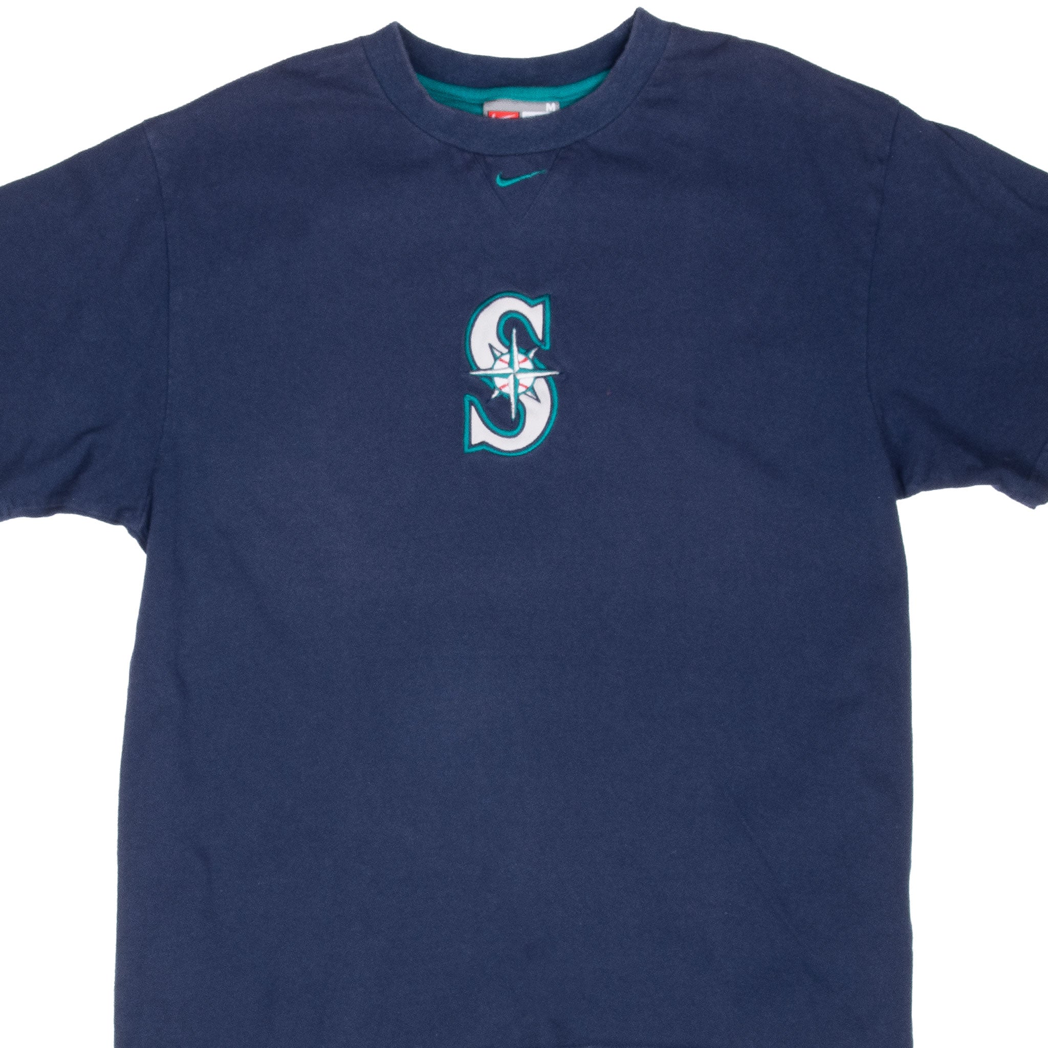 Vintage Mlb Seattle Mariners Embroidered 2000S Nike Tee Shirt Size Medium