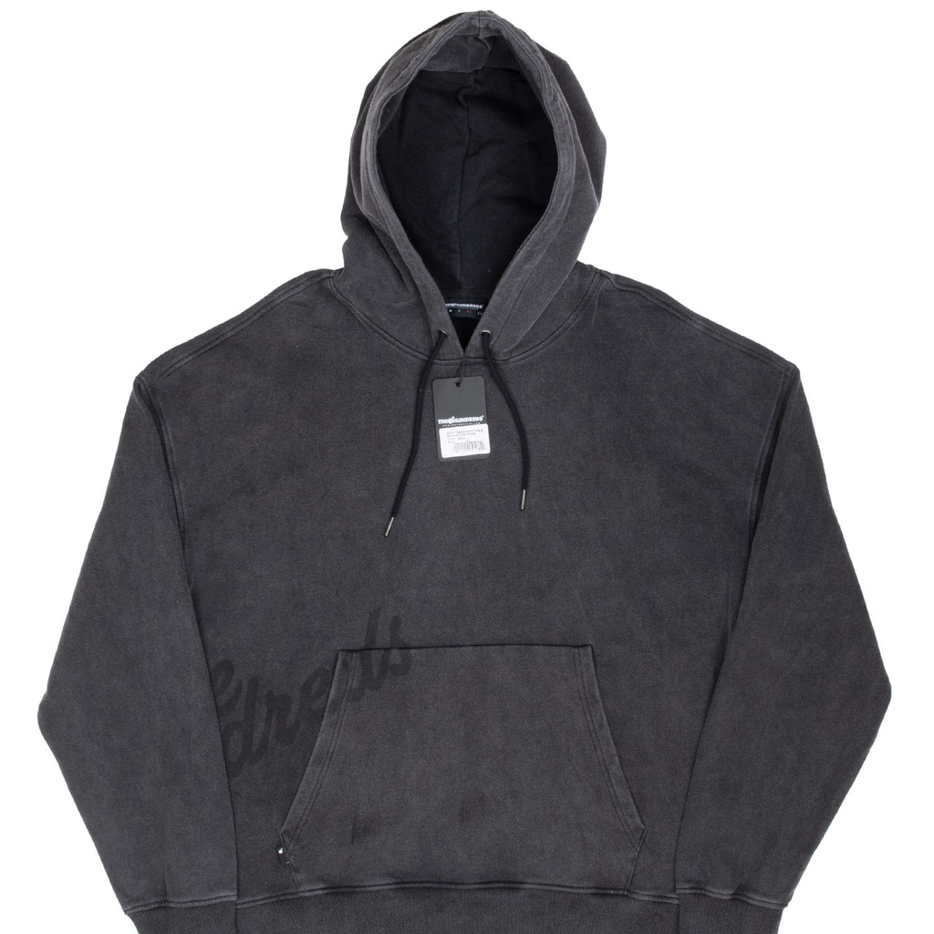THE HUNDREDS BLACK HOODIE WASHED PULLOVER SWEATSHIRT SIZE XL DEADSTOCK