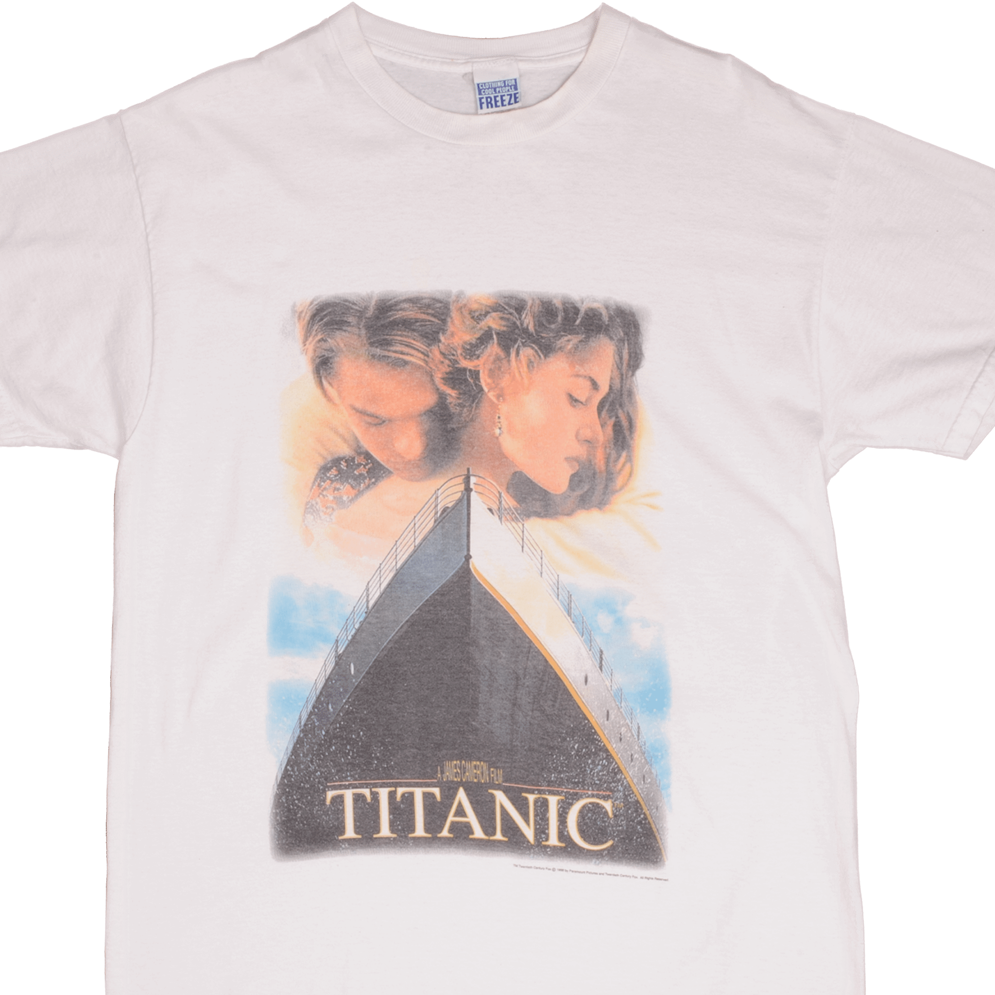 Vintage Original Titanic Movie 1998 Tee Shirt Size Large