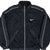 Vintage Nike Big Swoosh Black Windbreaker Jacket 1990S Size Medium Women