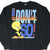 Front of black Looney Tunes sweatshirt with Tweety and colorful I Don't Think So graphic