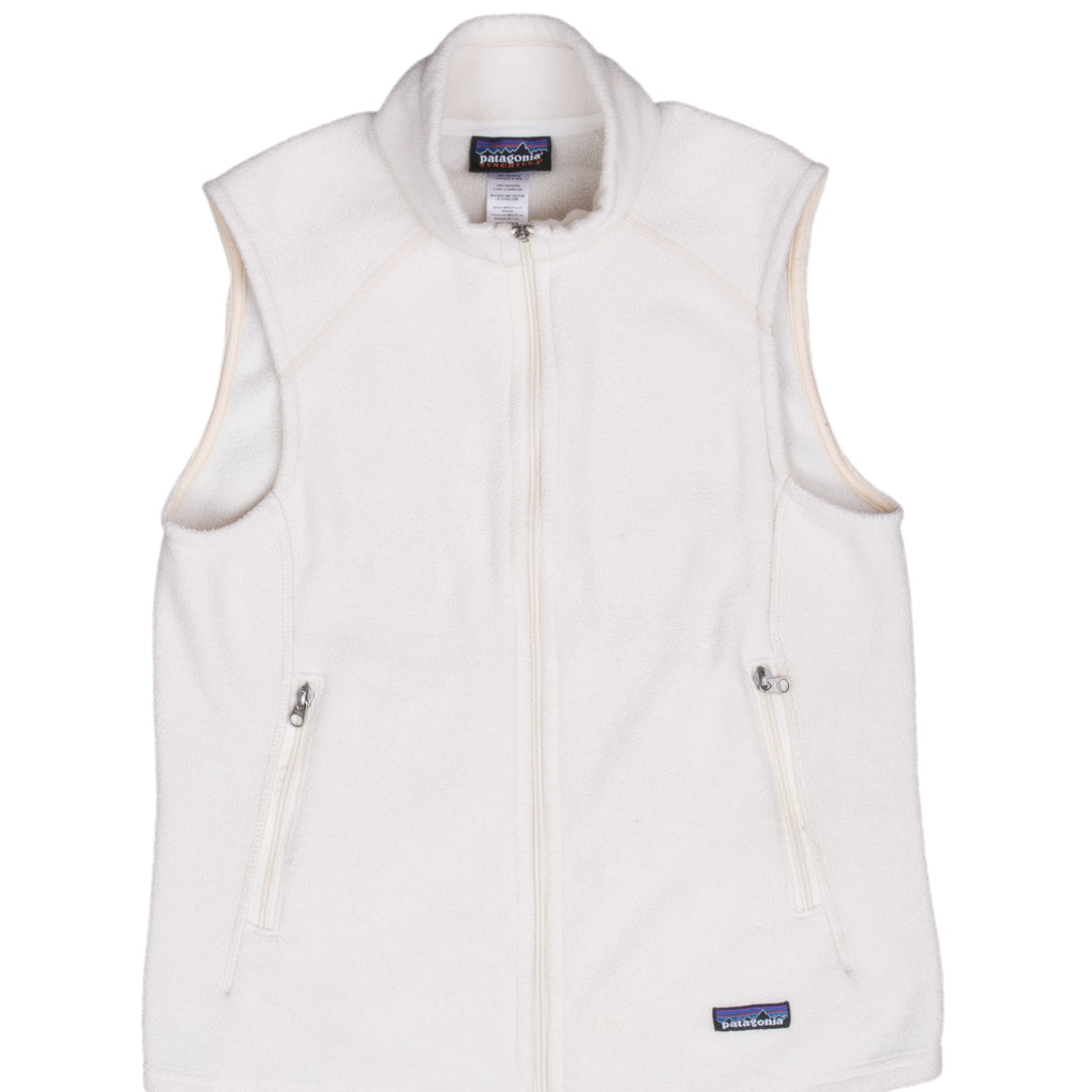 Vintage Patagonia Synchilla Beige Fleece Vest 2000S Size Medium Women

STY25165