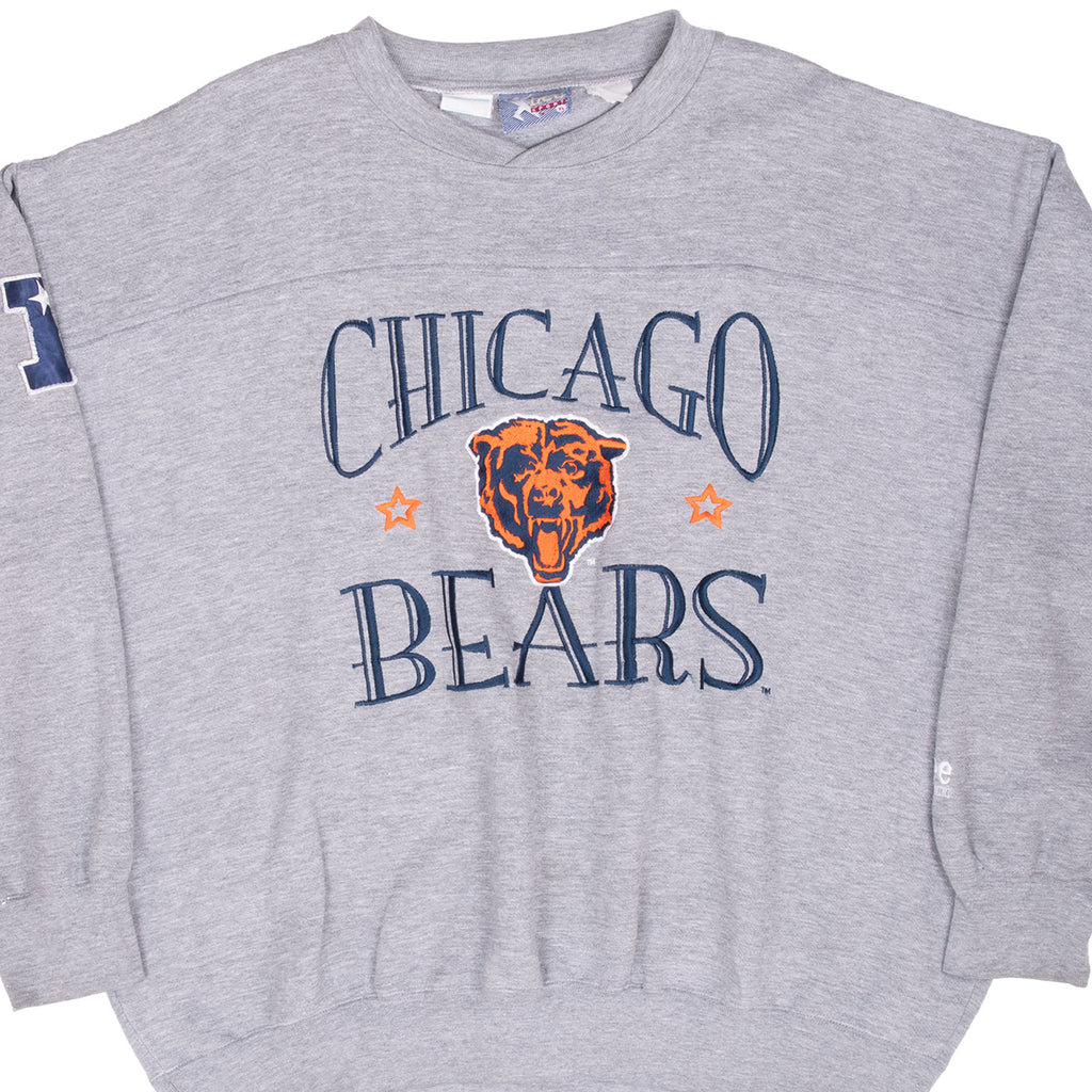 Vintage Nfl Chicago Bears Embroidered Sweatshirt 1990S Size XL