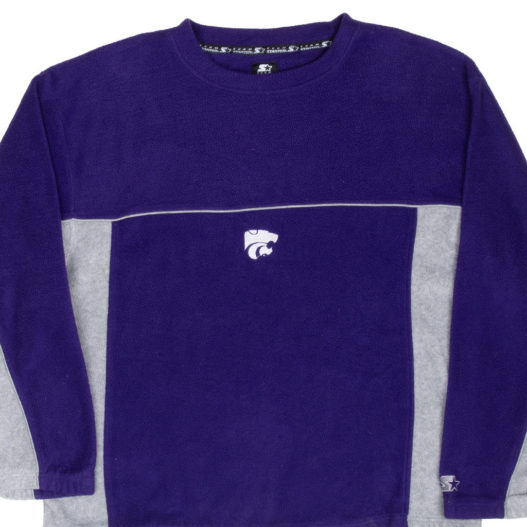 VINTAGE NCAA KANSAS STATE WILDCATS STARTER FLEECE SWEATSHIRT 2000S XL