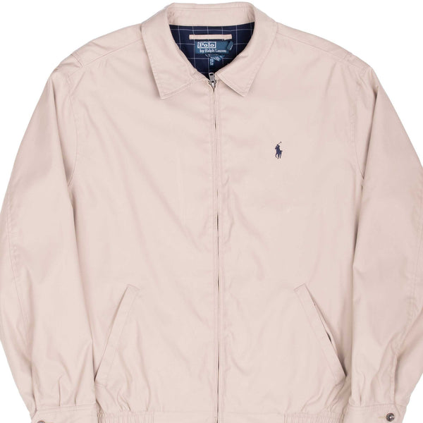 Vintage Polo Ralph Lauren Beige Harrington Golf Jacket 1990S Size XL