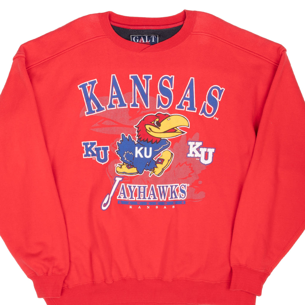 Vintage Ncaa Kansas Jayhawks Sweatshirt 1990S Size XL