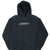 Vintage Nike Spellout Swoosh Black Hoodie Sweatshirt 2000S Size XL