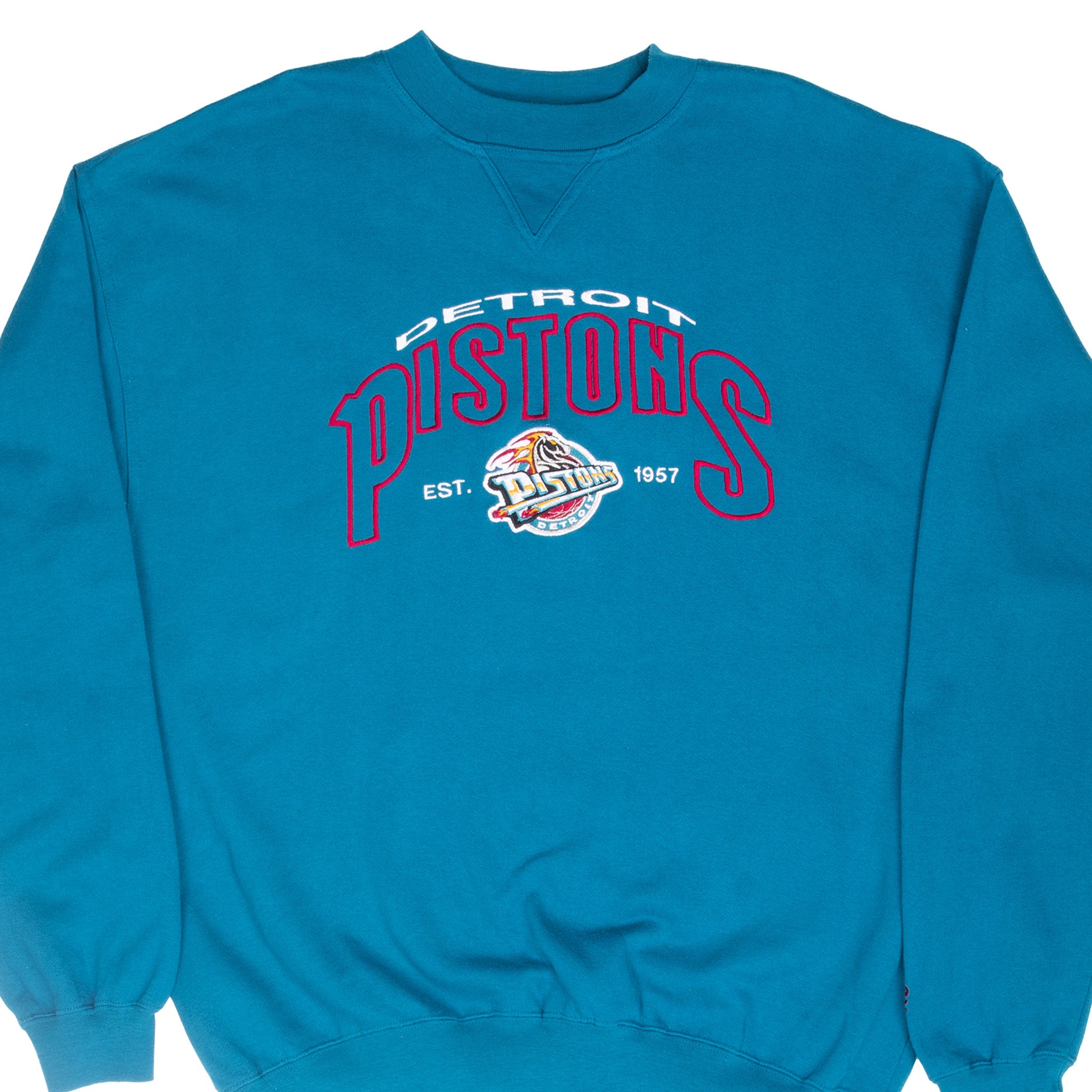 Vintage Nba Detroit Pistons Sweatshirt 1990S Size Large