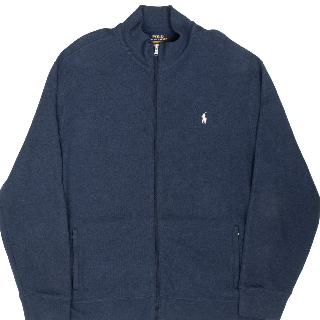 Polo Ralph Lauren Blue Full Zip Sweater Size 2XL