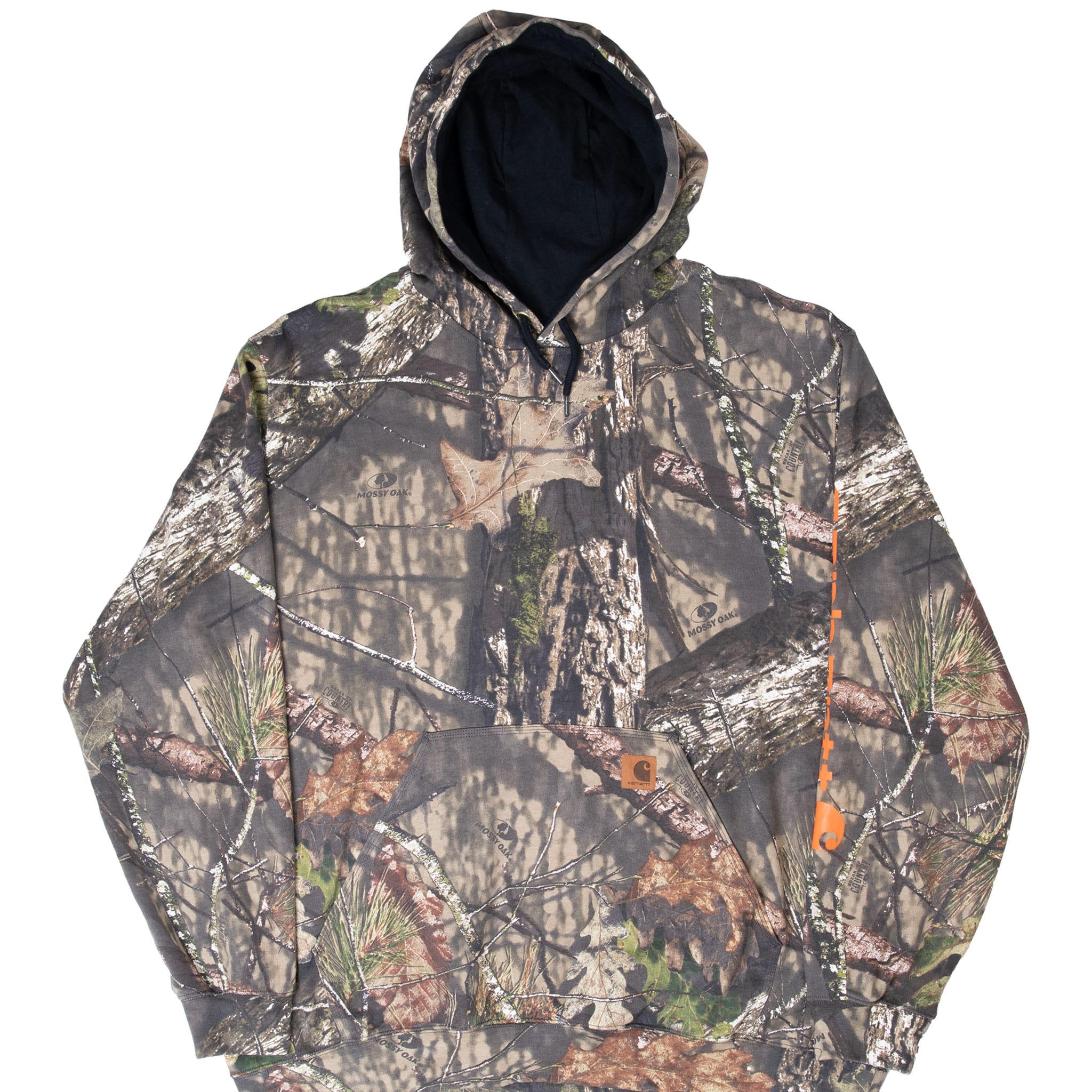 VINTAGE CARHARTT MOSSY OAK BREAK UP COUNTRY HOODIE SWEATSHIRT 2XL