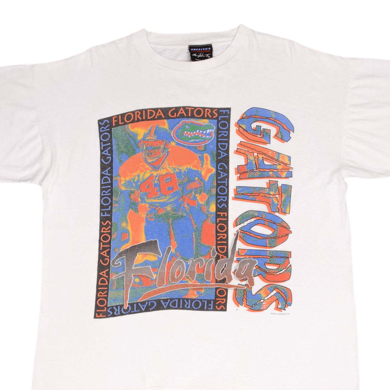 Vintage Ncaa Florida Gators 1990S Tee Shirt Size XL With Single Stitch Sleeves