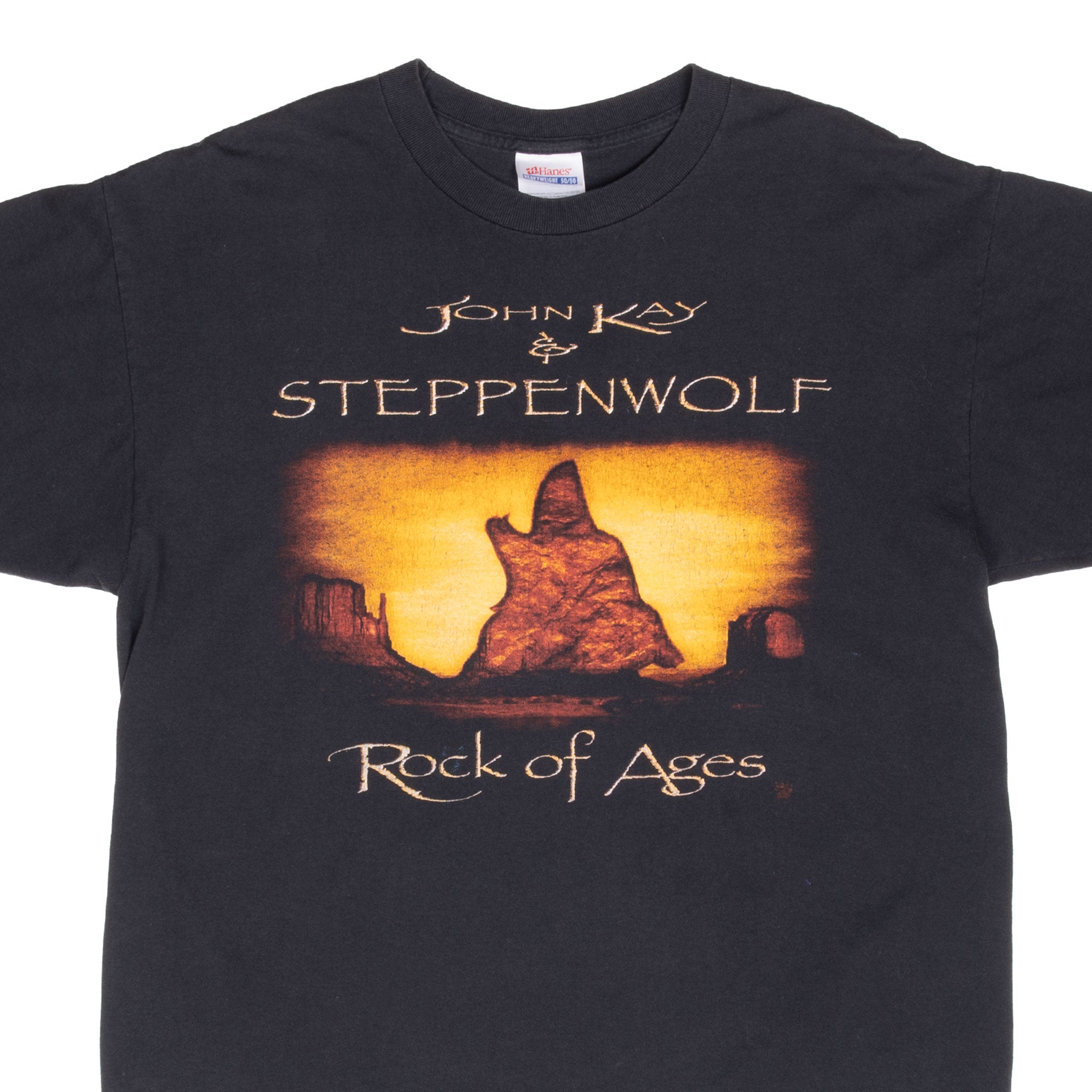 Vintage John Kay & Steppenwolf 35Th Anniversary Tour Tee Shirt 2002 Size Large

