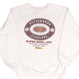 Vintage Nfl Pittsburgh Steelers Super Bowl Xxx 1996 Sweatshirt Size Small