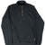 VINTAGE CARHARTT BLACK QUARTER ZIP SWEATSHIRT 2000S SMALL