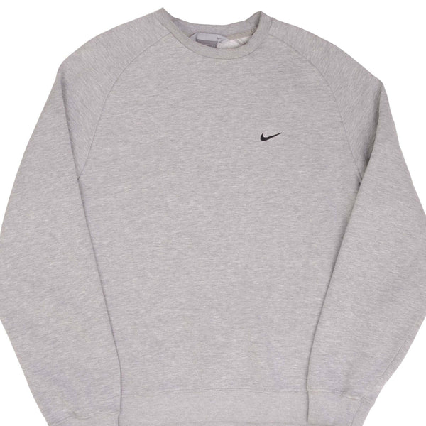 Vintage Nike Classic Swoosh Gray Sweatshirt 2000S Size Large