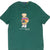 VINTAGE POLO BEAR RALPH LAUREN BASKETBALL GREEN TEE SHIRT SIZE LARGE
