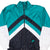 VINTAGE NIKE CLASSIC SWOOSH TEAL WINDBREAKER JACKET EARLY 1990S LARGE