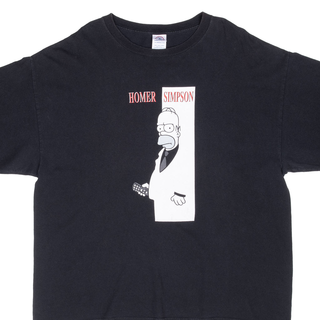Vintage Homer Simpson Godfather Tee Shirt 2000S Size 2XL