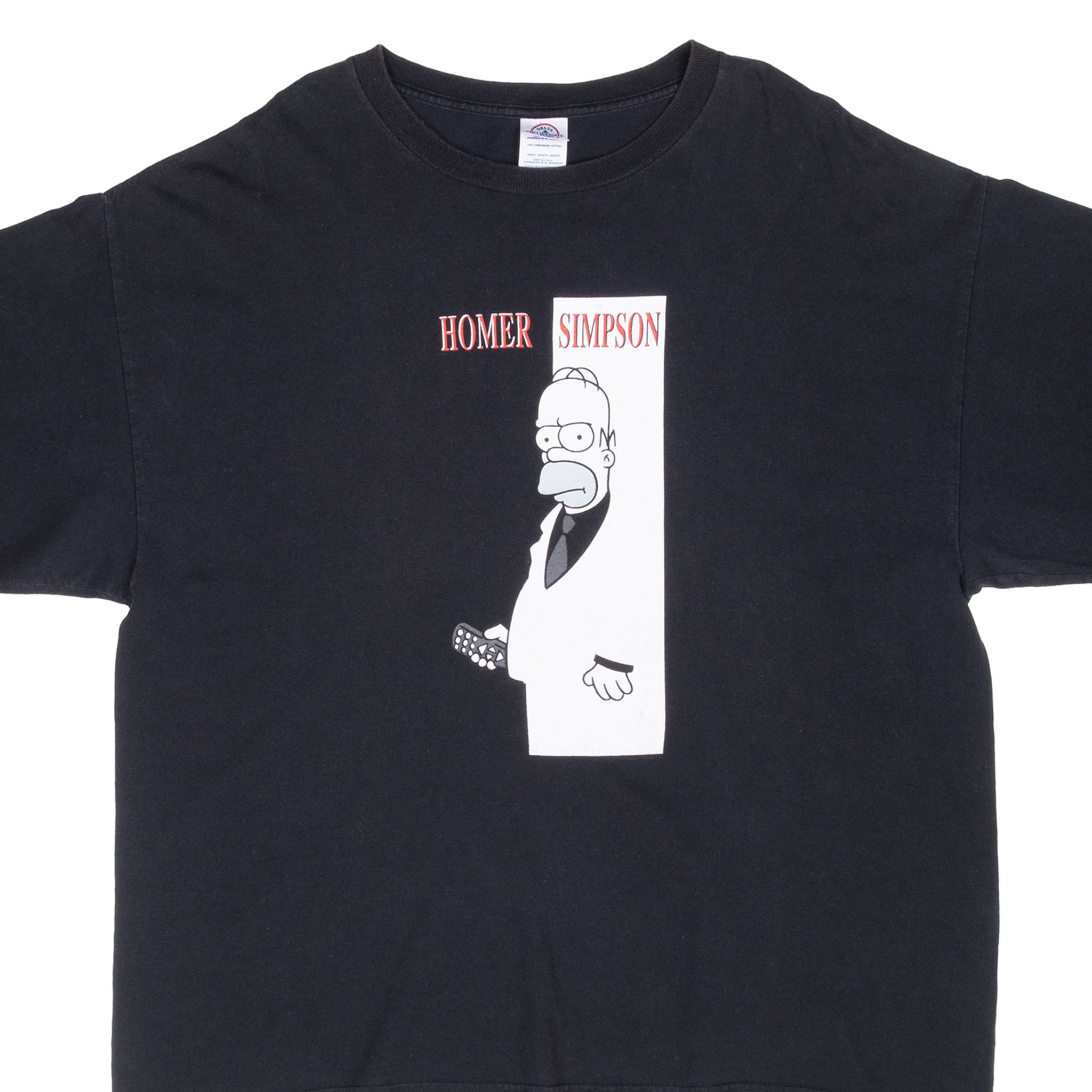 Vintage Homer Simpson Godfather Tee Shirt 2000S Size 2XL