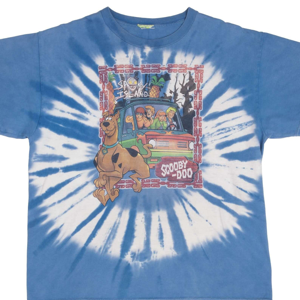 Vintage Scooby-Doo Tie Dye Tee Shirt 1990S Size Large 