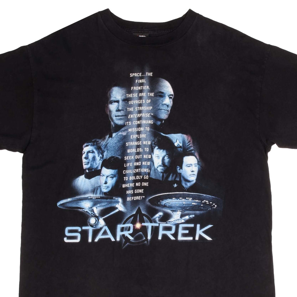 VINTAGE STAR TREK TEE SHIRT 1998 SIZE LARGE