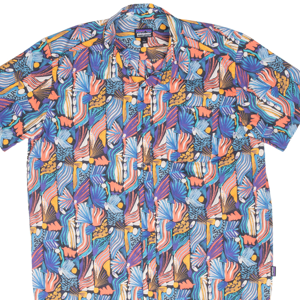 Vintage Patagonia Short Sleeve Hawaiian Shirt Size Large 2000S
