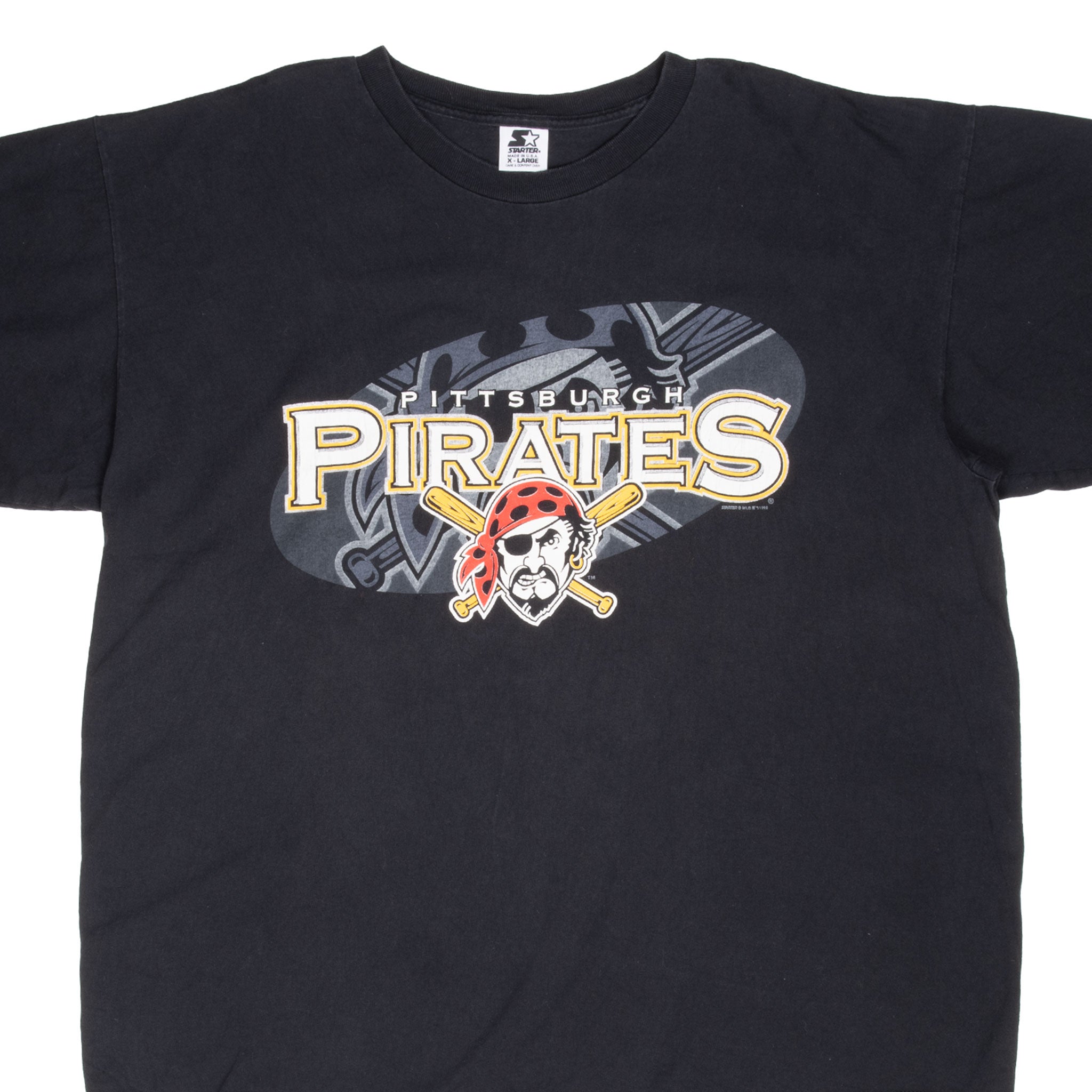 Vintage Mlb Pittsburgh Pirates 1998 Starter Tee Shirt Size XL Made In Usa
