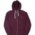 Vintage Ralph Lauren Full Zip Classic Burgundy Hoodie Sweatshirt Size Medium